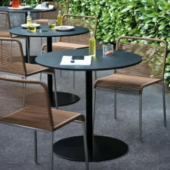 Brio Bistrotisch Gestell Schwarz Rund H72cm