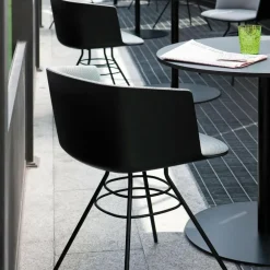 Brio Bistrotisch Gestell Schwarz Rund H72cm