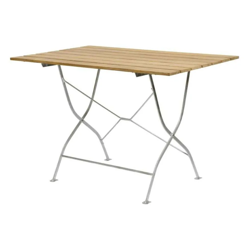 Bryggeri 110 Gartenesstisch klappbar 110x70cm Teak