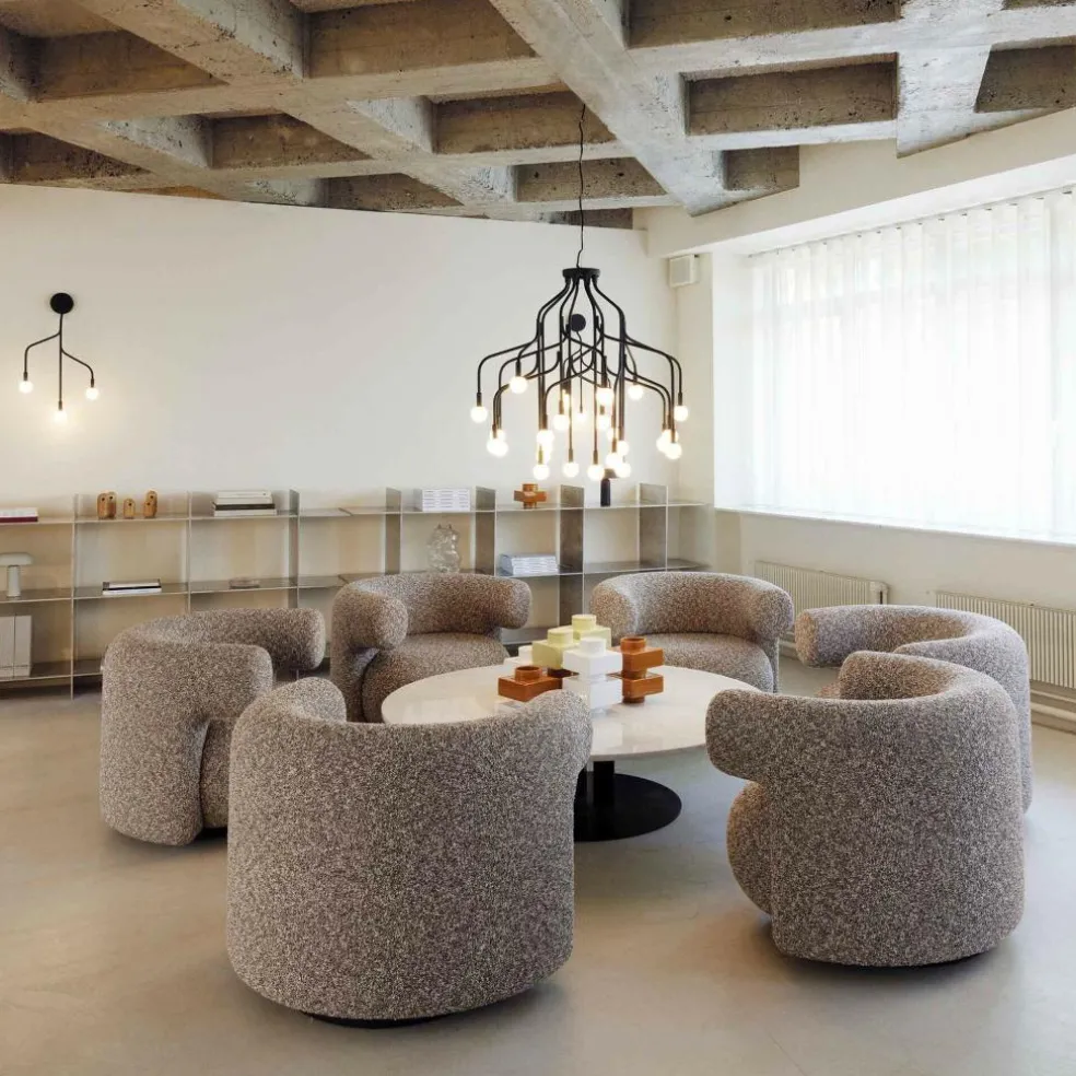 Burra Lounge Chair/ Drehsessel mit Rückdrehfunktion