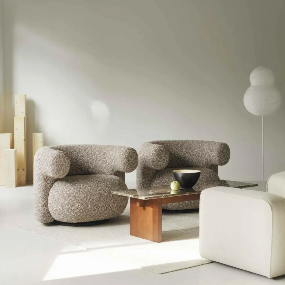 Burra Lounge Chair/ Drehsessel mit Rückdrehfunktion