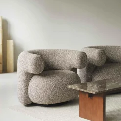 Burra Lounge Chair/ Drehsessel mit Rückdrehfunktion