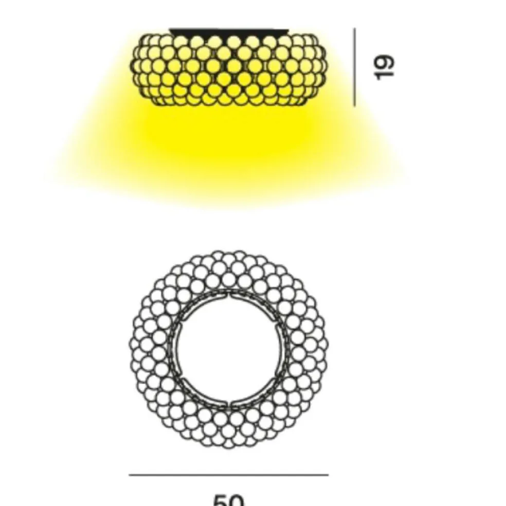 Caboche Plus LED Deckenleuchte