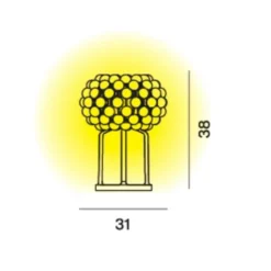 Caboche Plus LED Tischleuchte