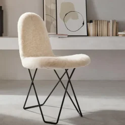 Cactus Stuhl Schaffell