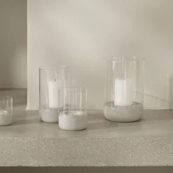 Calma Windlicht Polyresin S