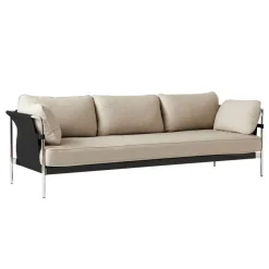 Can 2.0 3-Sitzer Sofa Gestell Stahl verchromt