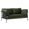 Can 2.0 2-Sitzer Sofa Gestell Stahl schwarz
