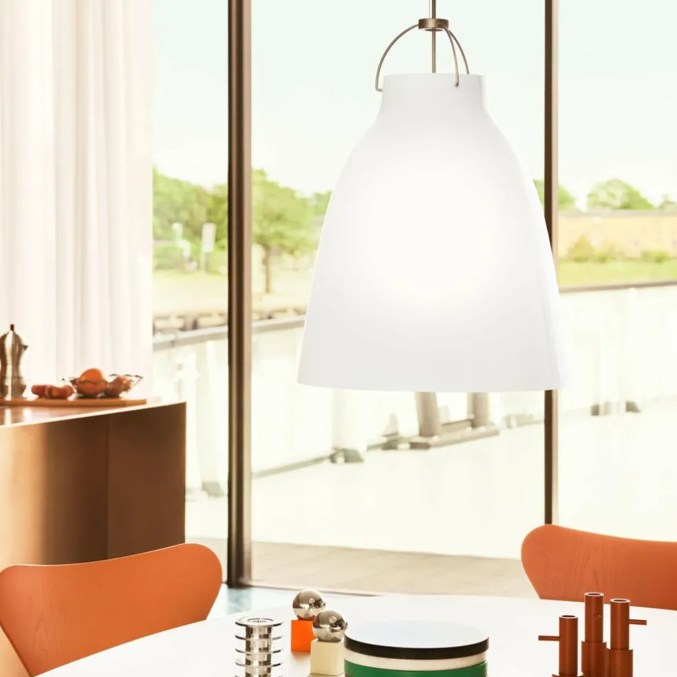 Caravaggio™ Pendelleuchte Opalglas