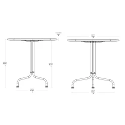 Carmel Bistro Loungetisch Ø 75cm