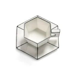 Carte Blanche Cappuccinotasse mit Untertasse 2er Set