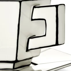 Carte Blanche Cappuccinotasse mit Untertasse 2er Set