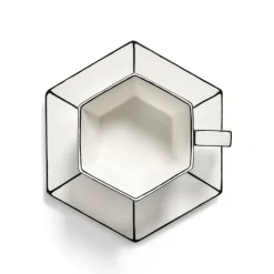 Carte Blanche Cappuccinotasse mit Untertasse 2er Set