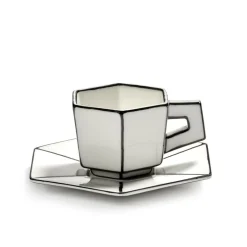Carte Blanche Espressotasse mit Untertasse 2er Set