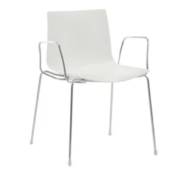 Catifa 46 0251 Armlehnstuhl einfarbig Gestell Chrom