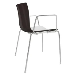 Catifa 46 0251 Armlehnstuhl zweifarbig Gestell Chrom