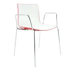Catifa 46 0251 Armlehnstuhl zweifarbig Gestell Chrom