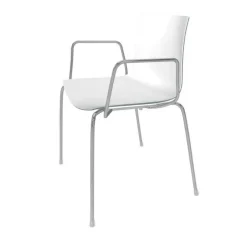 Catifa 46 0251 Armlehnstuhl zweifarbig Gestell Chrom