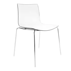Catifa 46 0251 Stuhl zweifarbig Gestell Chrom