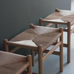 CH53 Fußhocker Gestell Eiche