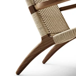 CH25 Sessel Gestell Walnuss