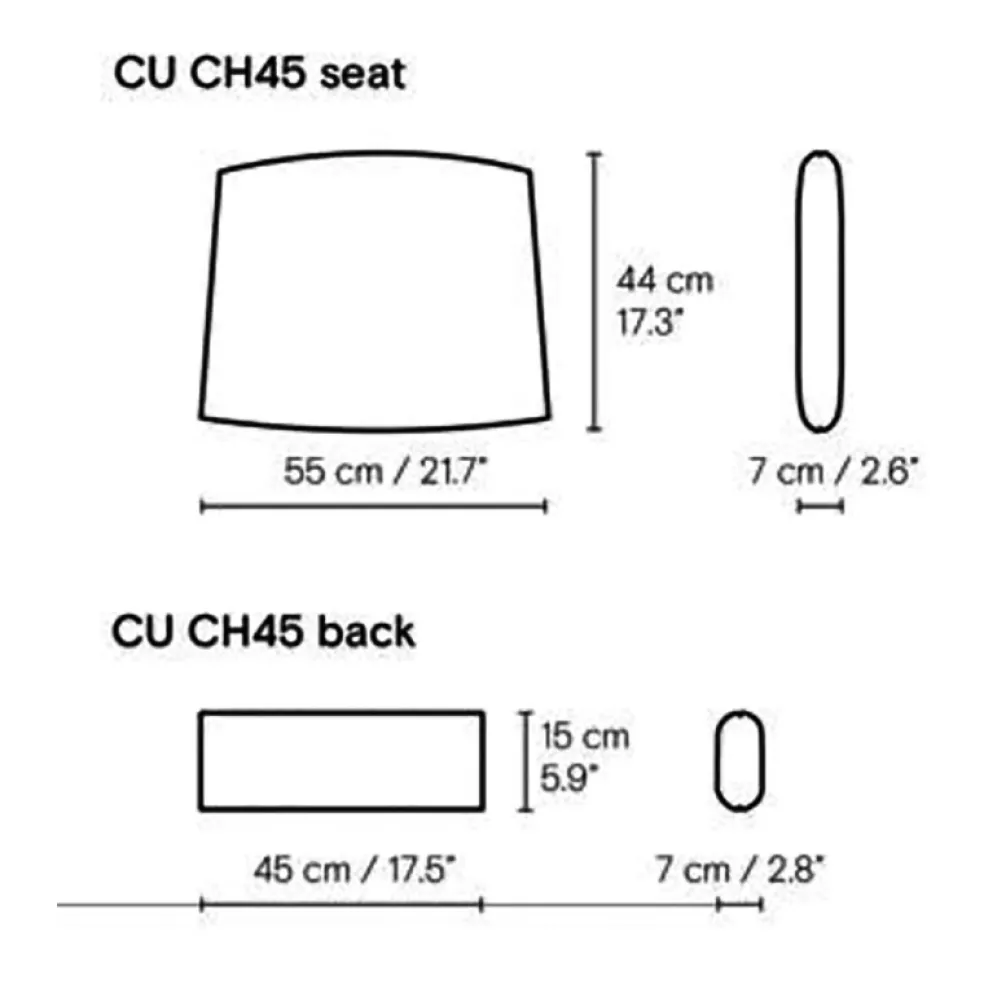 CH45 Sitz- und Nackenkissen