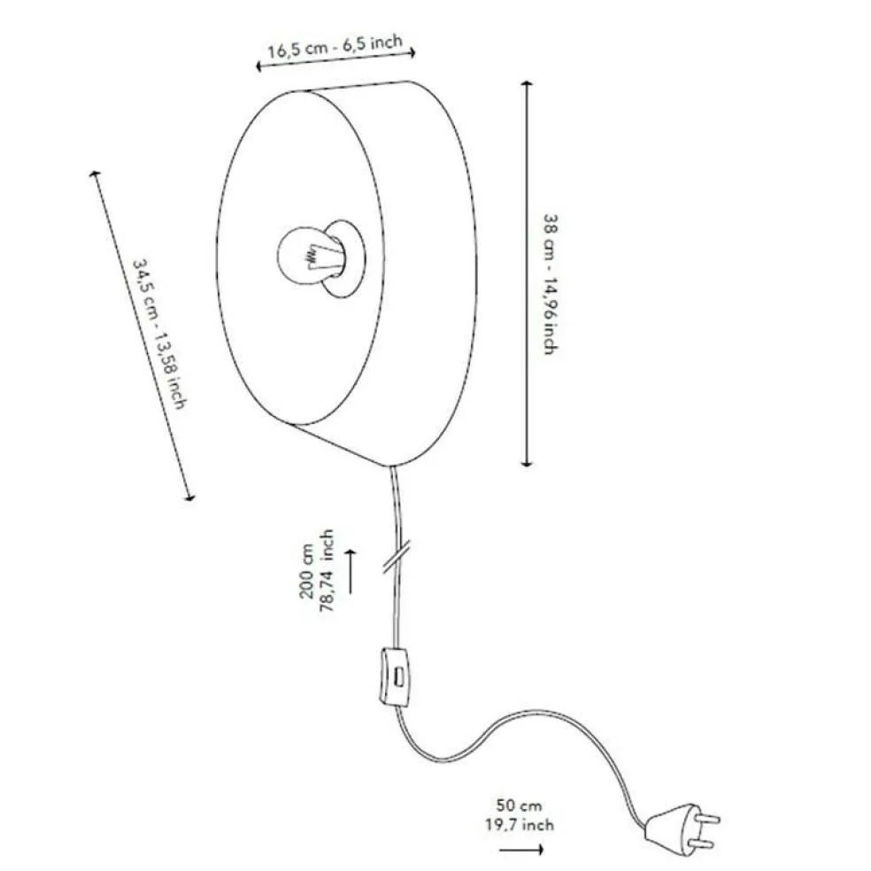 Chadophe Wandleuchte M