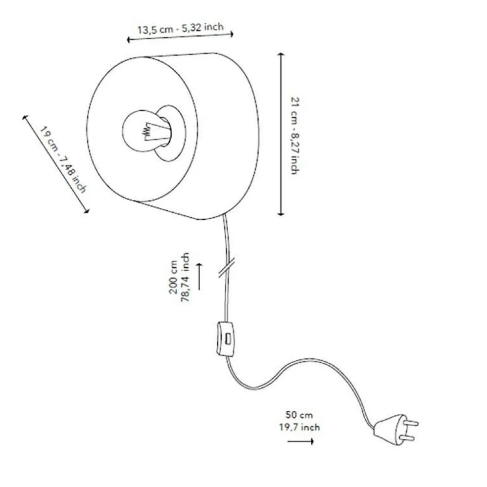 Chadophe Wandleuchte S