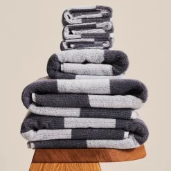 Check Badehandtuch 70x136cm