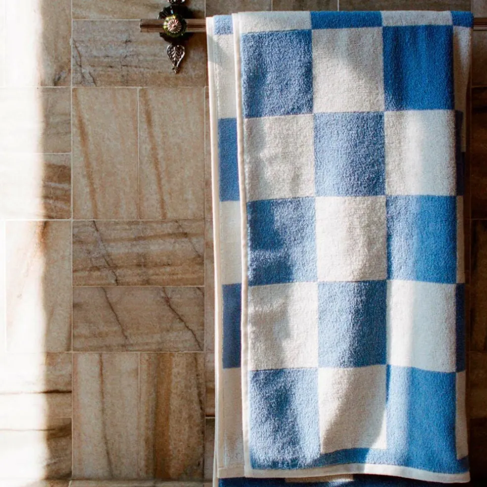 Check Badehandtuch 70x136cm