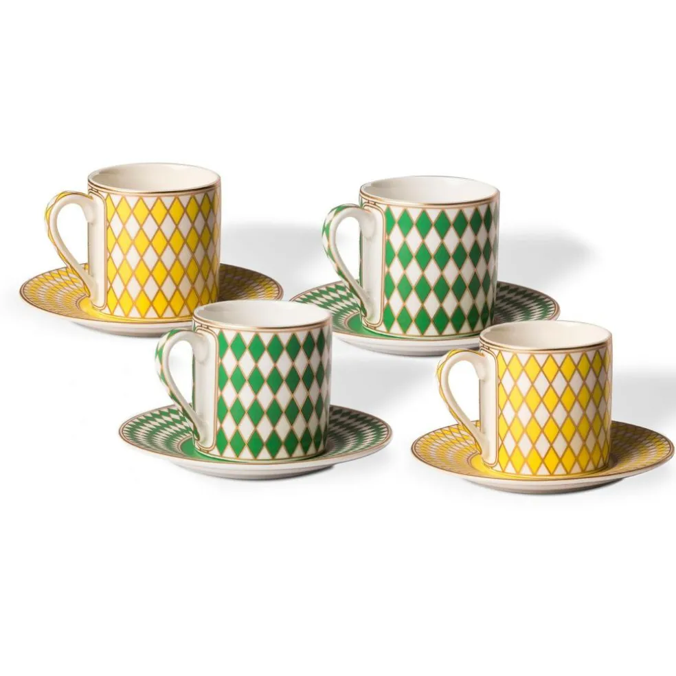 Chess Espressotasse 4er Set