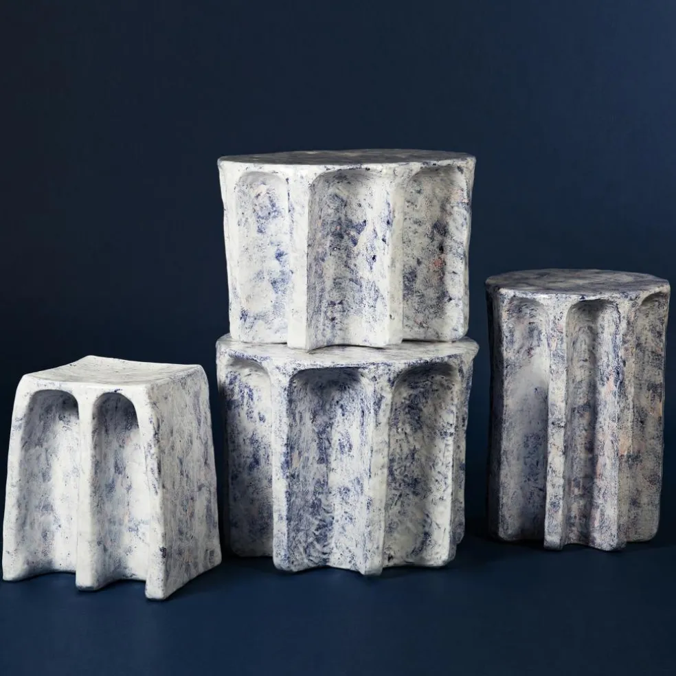 Chouchou Round Hocker/Beistelltisch H 57cm