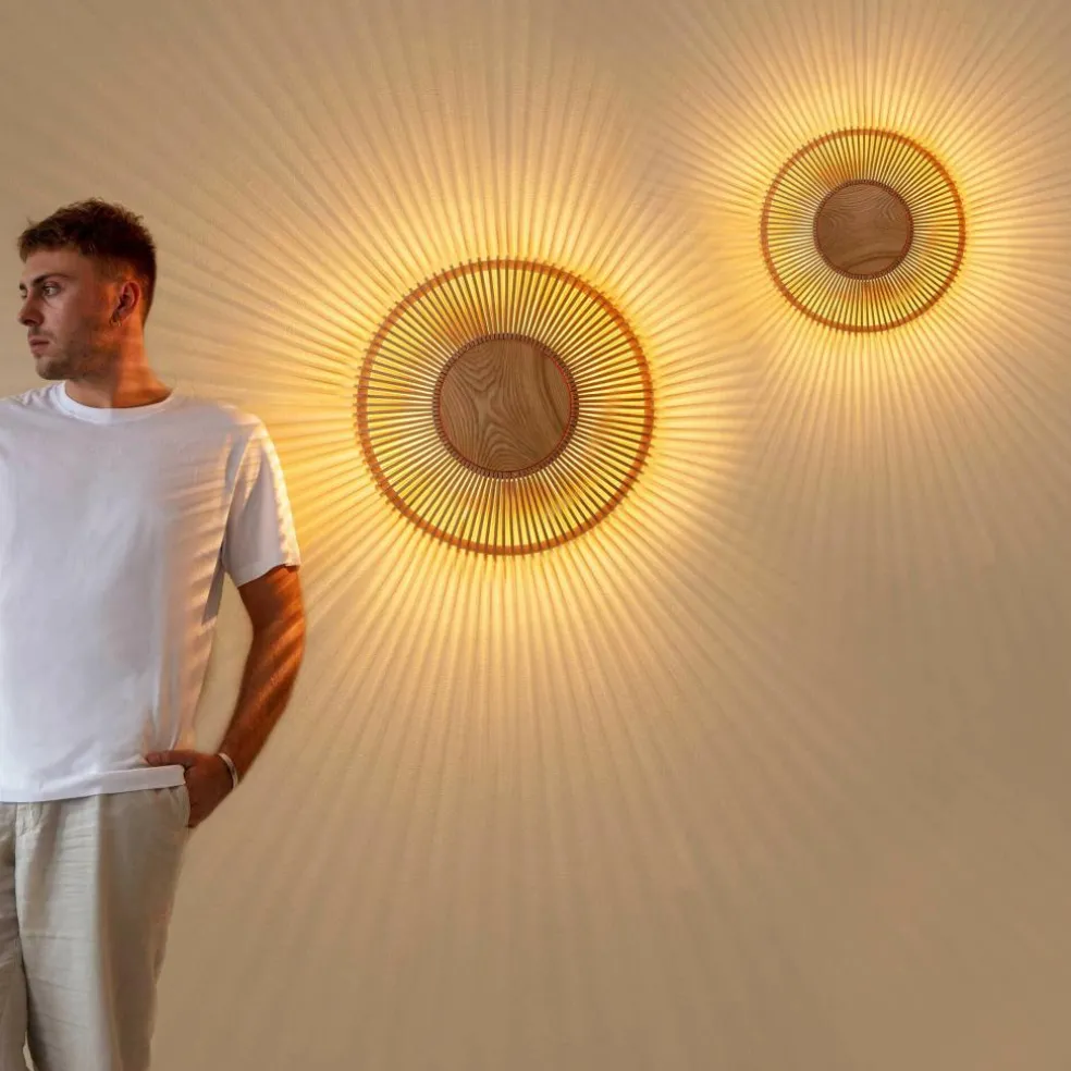 Clava Up Wood Wandleuchte M