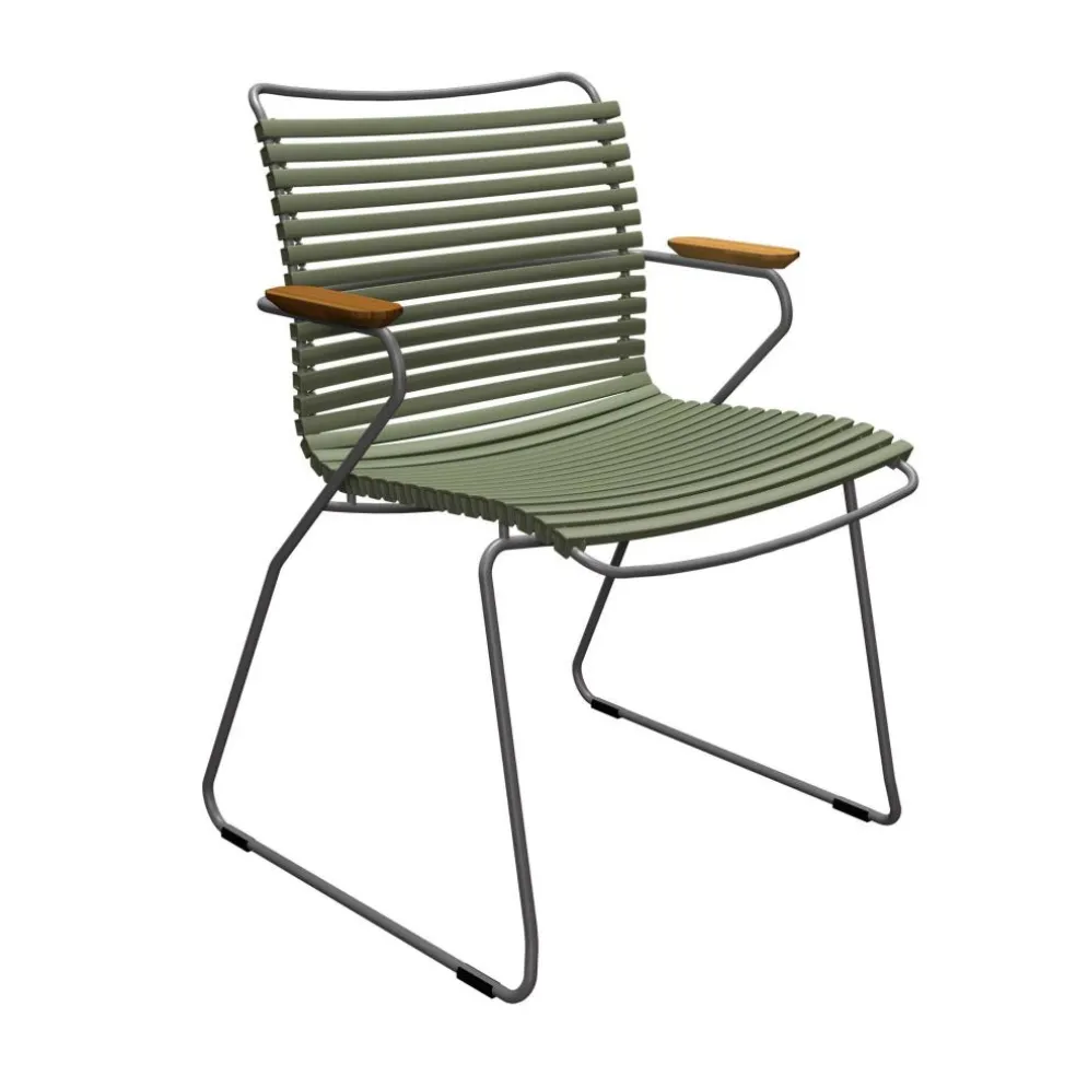 Click Gartenarmlehnstuhl mit niedriger Lehne