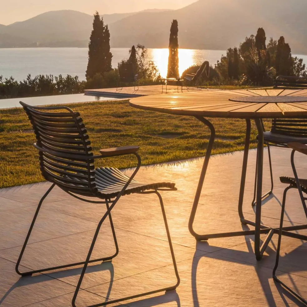 Click Gartenarmlehnstuhl mit niedriger Lehne