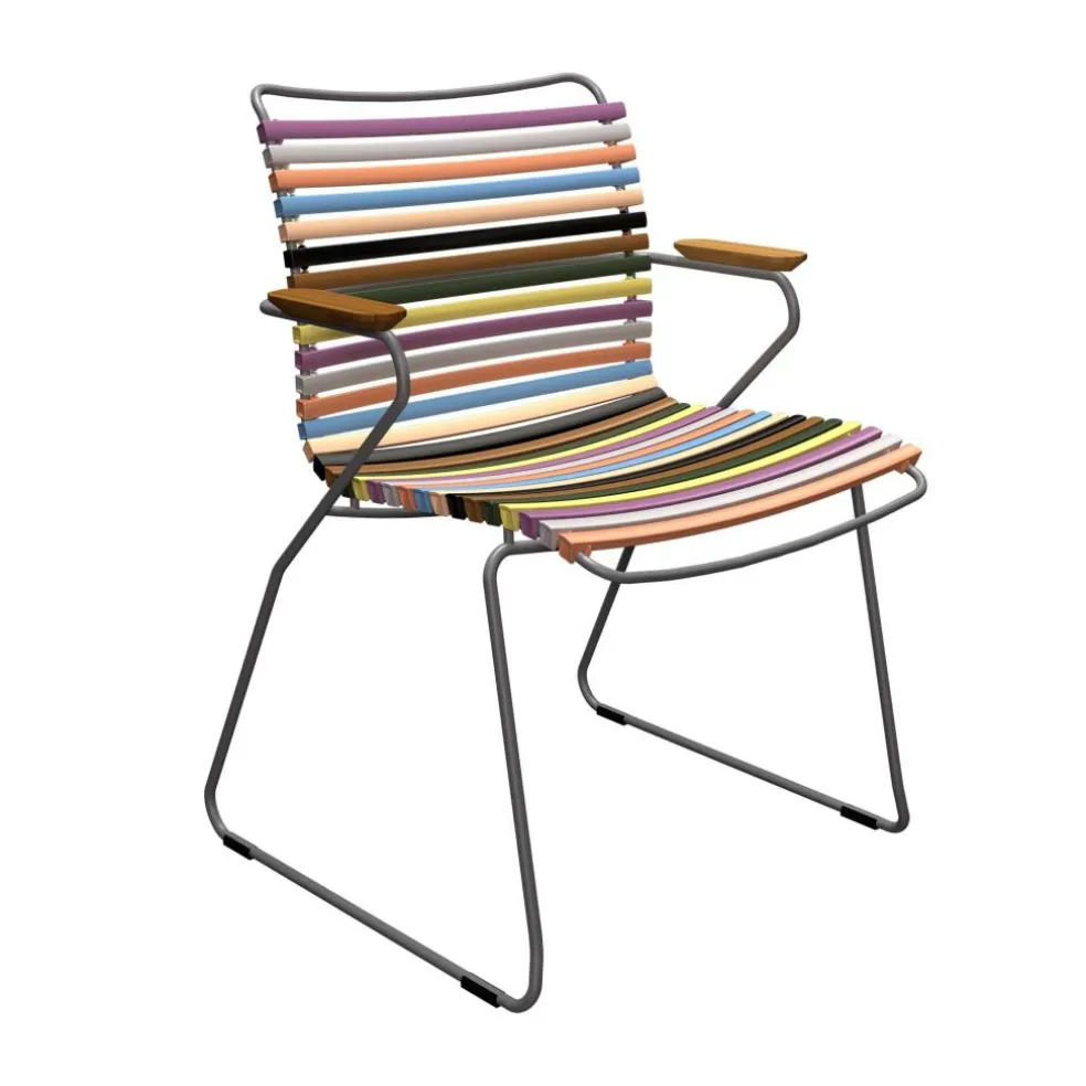 Click Gartenarmlehnstuhl mit niedriger Lehne