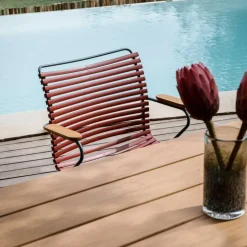 Click Gartenarmlehnstuhl mit niedriger Lehne