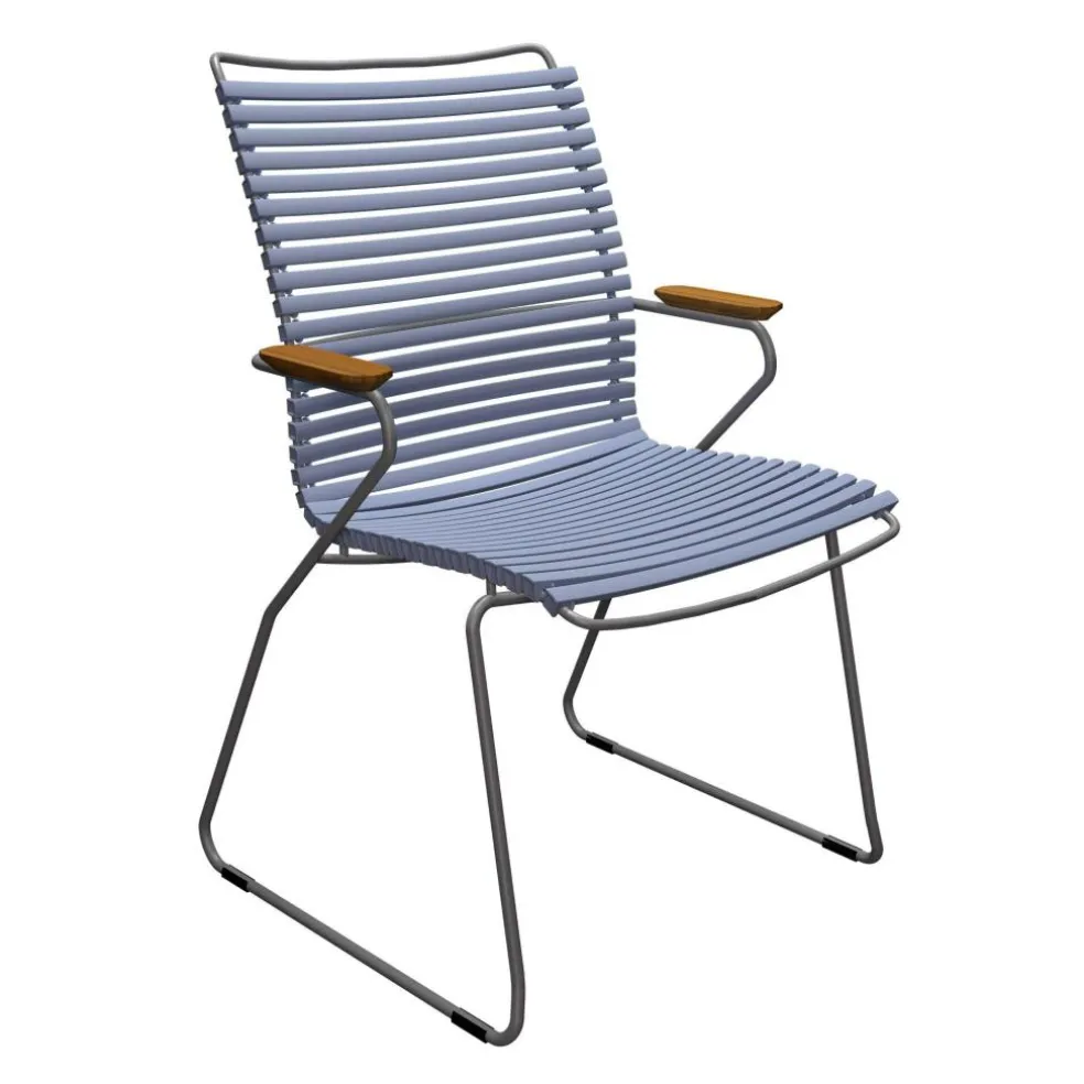 Click Outdoor Armlehnstuhl mit hoher Lehne