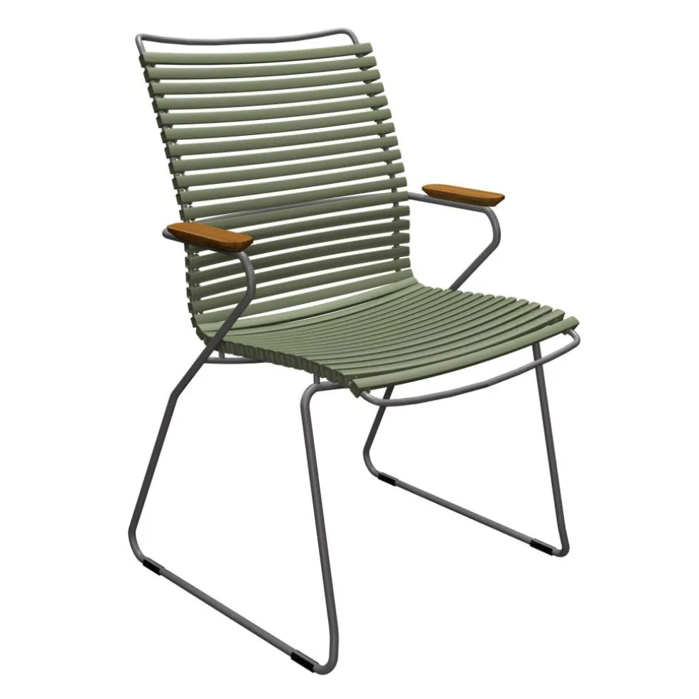 Click Outdoor Armlehnstuhl mit hoher Lehne