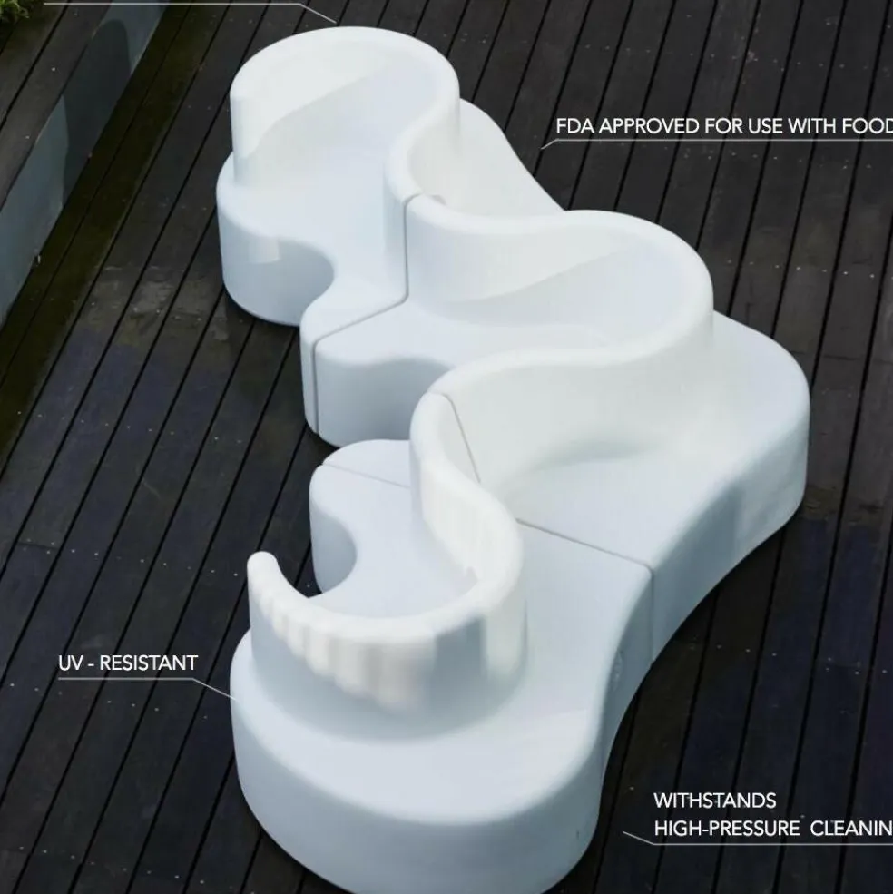 Cloverleaf In/Outdoor Sofa Mittelelement