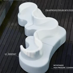Cloverleaf In/Outdoor Sofaelement links