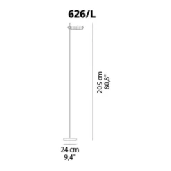 Colombo 626/L LED Stehleuchte