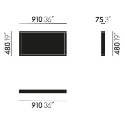 Colour Frame Spiegel M