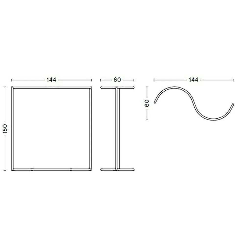 Colour Rack Garderobenständer S-Form