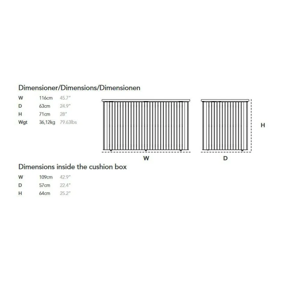 Combine Kissentruhe S