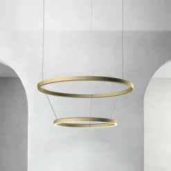 Compendium Circle LED Pendelleuchte Ø110cm