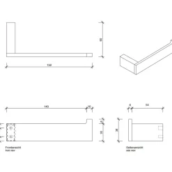Contract TPH1 Toilettenpapierhalter