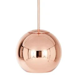 Copper Round LED Pendelleuchte Ø25cm