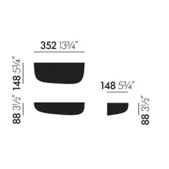 Corniches Wandregal M