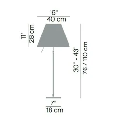Costanza Tavolo Teleskop/Dimmer